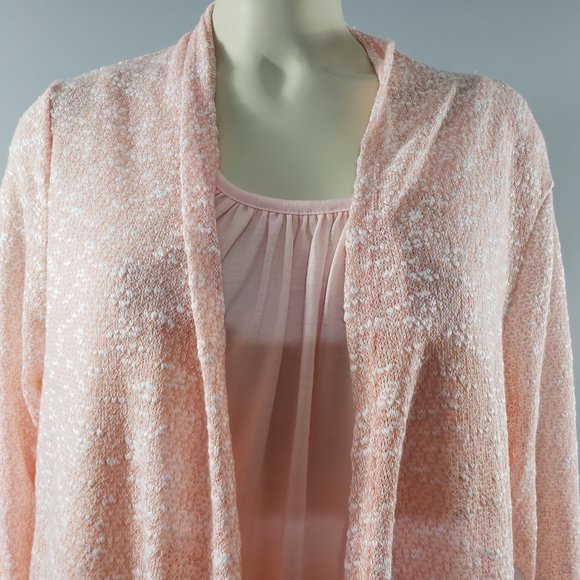 NWT Faded Glory Top with attached jacket Plus 1X - Picture 8 of 9